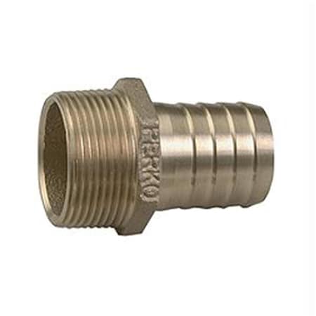 Superjock 1 Inch Pipe To Hose Adapter Straight Bronze MADE IN THE USA SU1530422